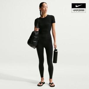 나이키 우먼스 젠비 드라이 핏 반팔 탑 IB8965-010 378127