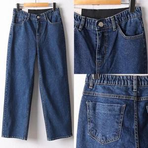 [강물처럼]위쉬몰 MD 코튼일자데님팬츠592(I245H302) 빅사이즈 (