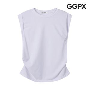 [지지피엑스]사이드 셔링 민소매 티셔츠 GP3TS014F