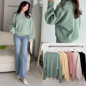 [강물처럼]위쉬몰 BN 파파라운드긴팔니트티(K820H301) 빅사이즈