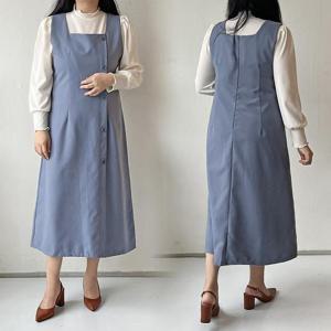 [강물처럼]위쉬몰 GO 스퀘어버튼나시원피스(K826H301) 빅사이즈