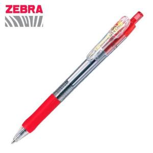 [반려] 제브라 타프리클립 유성 볼펜 BNB5 1.0mm 레드 1다스 10개입