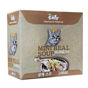[베스트쇼핑]더캣츠 미니리얼스프 (40g20개입) - 삼계 스프