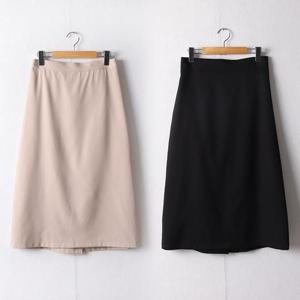 [강물처럼]위쉬몰 DL A라인뒷트임롱스커트(I182H302) 빅사이즈 (