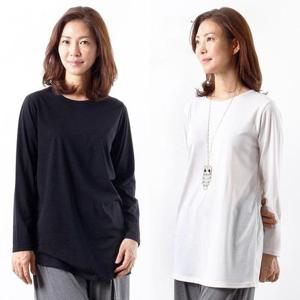 [강물처럼]위쉬몰 WW 라운드스판긴팔티(w075H302) 빅사이즈 (964