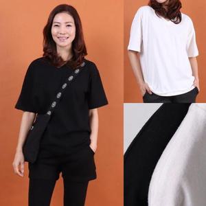 [강물처럼]위쉬몰 WW 베이직피치기모반팔(7607H302) 빅사이즈 (9