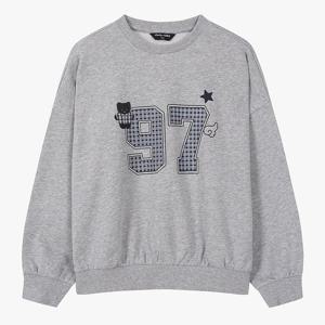 [더데이걸]티지냥 97체크융기모맨투맨TGMA25D01