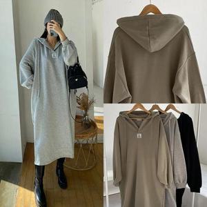 [강물처럼]위쉬몰 RA 라벨오픈브이후드원피스(Q279H512) 빅사이