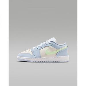 나이키 에어 조던 1 로우 SE 주니어 신발 - 하프 블루세일화이트베이퍼 그린 IB7113-403 361802