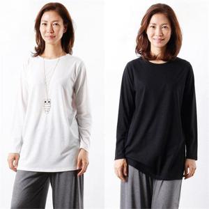 [강물처럼]빅사이즈사랑해요 w075L302 일상무지기본긴팔 WW (964