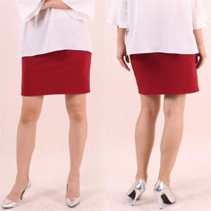 [강물처럼]빅사이즈사랑해요 6535L302 골지스판스커트 WW (96477