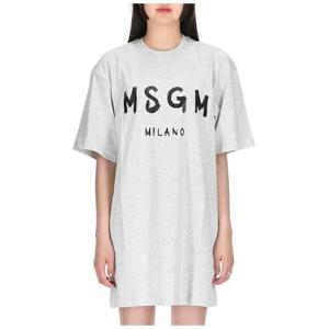 엠에스지엠 브러쉬드 로고 반팔 원피스 2000MDA510 200005 94