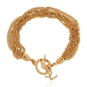 SAINT LAURENT 25FW 메탈 CASSANDRE 체인 브레이슬릿 (823404 Y1500 8060)