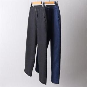 [강물처럼]빅사이즈사랑해요 I200L302 베이직뒤트임일자팬츠 LO