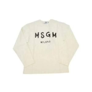 엠에스지엠 브러쉬드 로고 긴팔 티셔츠 2000MDM511 200002 02