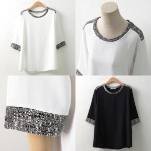 [강물처럼]위쉬몰 NB 자가드쉬폰블라우스(6610H302) 빅사이즈 (9