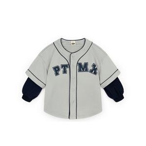 [쁘띠뮤] 베이스볼메쉬티셔츠(HMRCT05_GR)