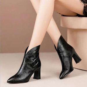 워커 912 유광힐굽 여성부츠 앵글부츠 앵클부츠