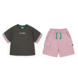 [쁘띠뮤] 맨디배색상하복(HMECE07_GR)