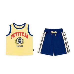 [쁘띠뮤] 레터민소매상하복(HMECE21_YE)