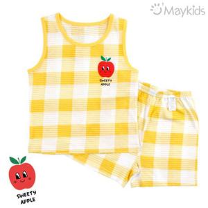 [메이키즈]레드애플 민소매쟈가드