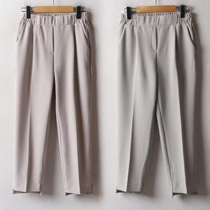 [강물처럼]위쉬몰 SN 언발일자고신축슬랙스(B872H302) 빅사이즈