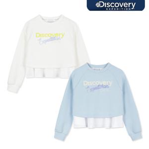 디스커버리키즈 여아 프릴 매치 맨투맨 DKTR26061