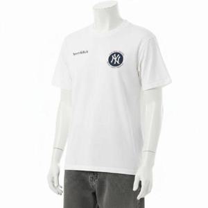 스포티앤리치 메이저 리그 반팔 티셔츠 화이트 네이비 TO043623659WH01