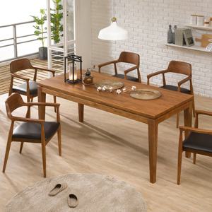 로드퍼니처/밀라노 6인 원목 식탁세트