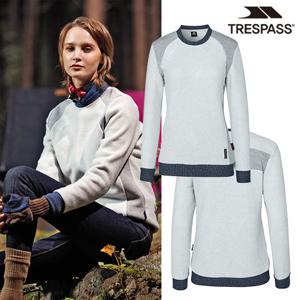 [트래스패스][트레스패스] DLX 여성 슬로우라이프 맨투맨 더스티