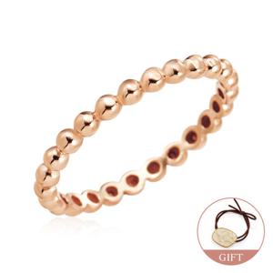 [비앤비골드] (3월베스트) 14K 심플 2mm 볼볼 올밴드 반지 NPR26883