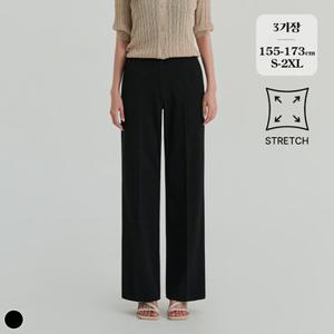 포레스트핏 (노컷슬랙스9탄) 스판 세미와이드 슬랙스