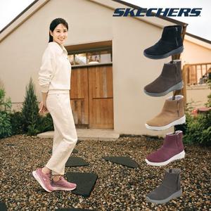 스케쳐스 여성용 겨울 소가죽 집업 부츠