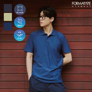 포머티브 남성 에어라이트 클래식핏 반팔 카라 티셔츠 3종