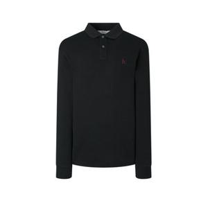 [TAG가 169000원]헤지스 남성 24FW 블랙 단색 면혼방 긴팔카라티셔츠 WHTS4D432BK