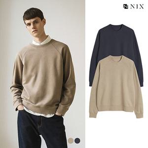 [NIX]남) P/C 사카리바 겉기모-라글란 맨투맨(세미오버핏) (FNPWCTM101P)