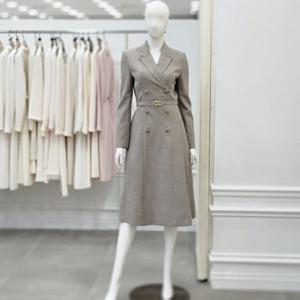 [미니멈]카라넥 더블버튼 플레어 원피스 (MXDGWO9030MR)_IC