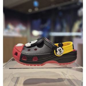 [백화점][토박스] (130-165mm) 크록스 키즈 캐릭터 클로그 미키마우스 핑크 토들 샌들 CCKCG2TSCG12BLK