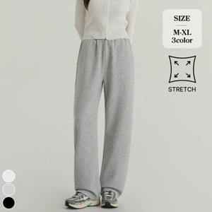 포레스트핏 (올데이팬츠3탄) 남녀공용 밴딩 스판 세미와이드 트레이닝 팬츠