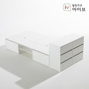 장인가구 아이브 와츠 모듈침대 SS 3단 서랍장