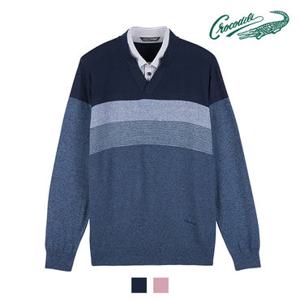 [크로커다일] 헨리넥 레이어드 니트 CDAA6KT1351