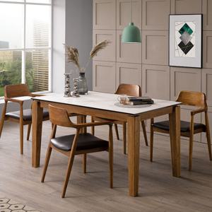 로드퍼니처/베네치아 4인용 원목 세라믹 식탁/의자별도