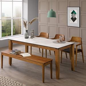 로드퍼니처/베네치아 6인용 원목 세라믹 식탁/의자별도