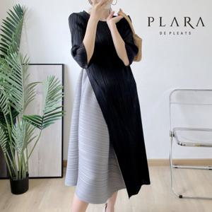 [플라라]플라라 (77까지)하이드배색플리츠원피스_PK2MOP030C
