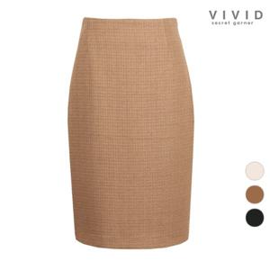 [비비드 시크릿가너]VIVID 여성 트위드 H라인 가을봄 정장스커트