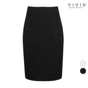 [비비드 시크릿가너]VIVID 여성 겨울 트위드 정장 스커트