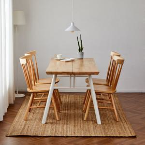 [모던하우스] 베른테이블1500 세트델카에디션 내추럴체어4