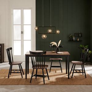 [모던하우스] 델카 원목 테이블 B그레이 4인 세트+체어4