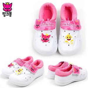 핑크퐁 캐릭터 내피 실내화 신발 택1