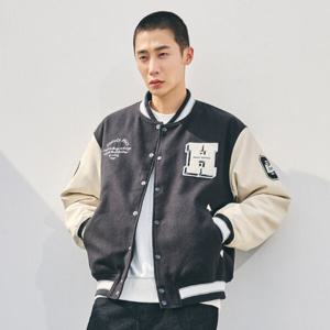 [클라이드앤]레터링 스타디움 누빔점퍼 FNDJP431M_JK